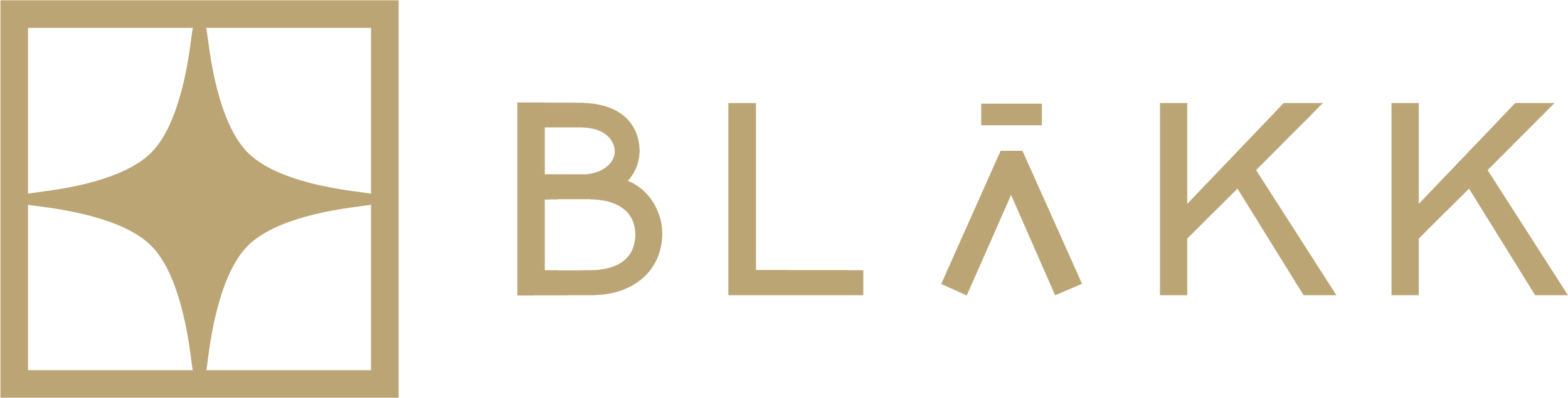 The image shows the BlackSands logo with a black and beige color scheme. The logo includes a geometric icon on the left and the word 'BlackSands' written in capitalized letters on the right.